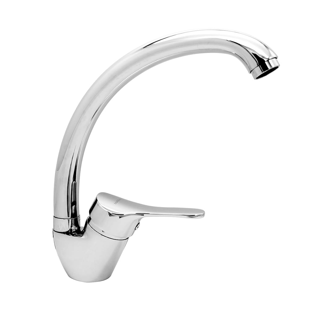 Rubinetto miscelatore per lavello cucina MARIANI serie THEBE cromo lucido