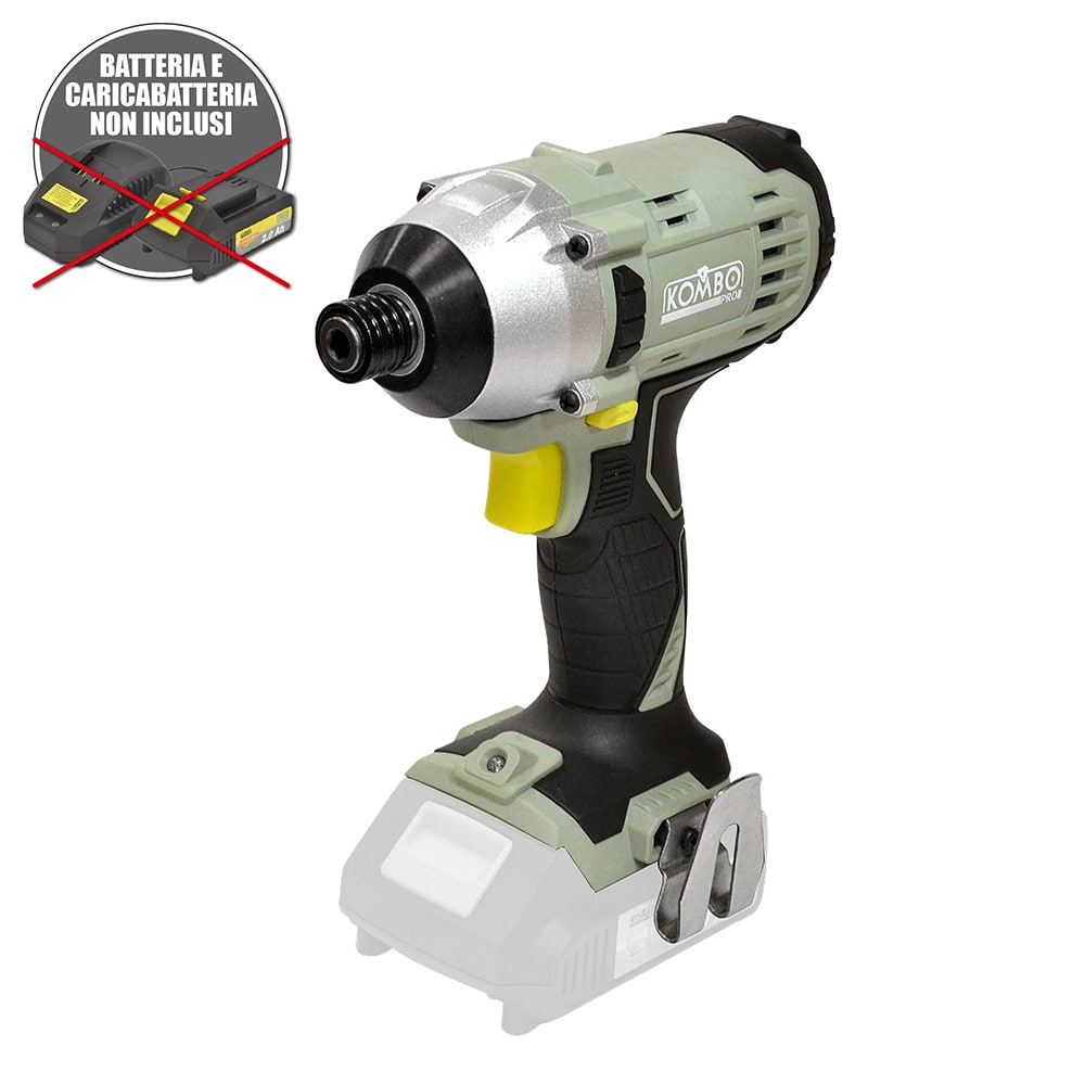 Avvitatore a impulsi 1/4" a batteria KOMBO PRO 20V solo corpo macchina