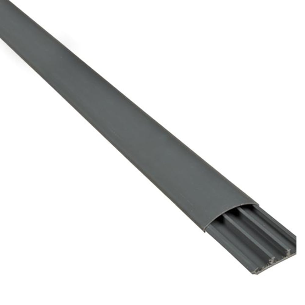 Canalina elettrica calpestabile da pavimento mm.75 x 20 grigia mt.2
