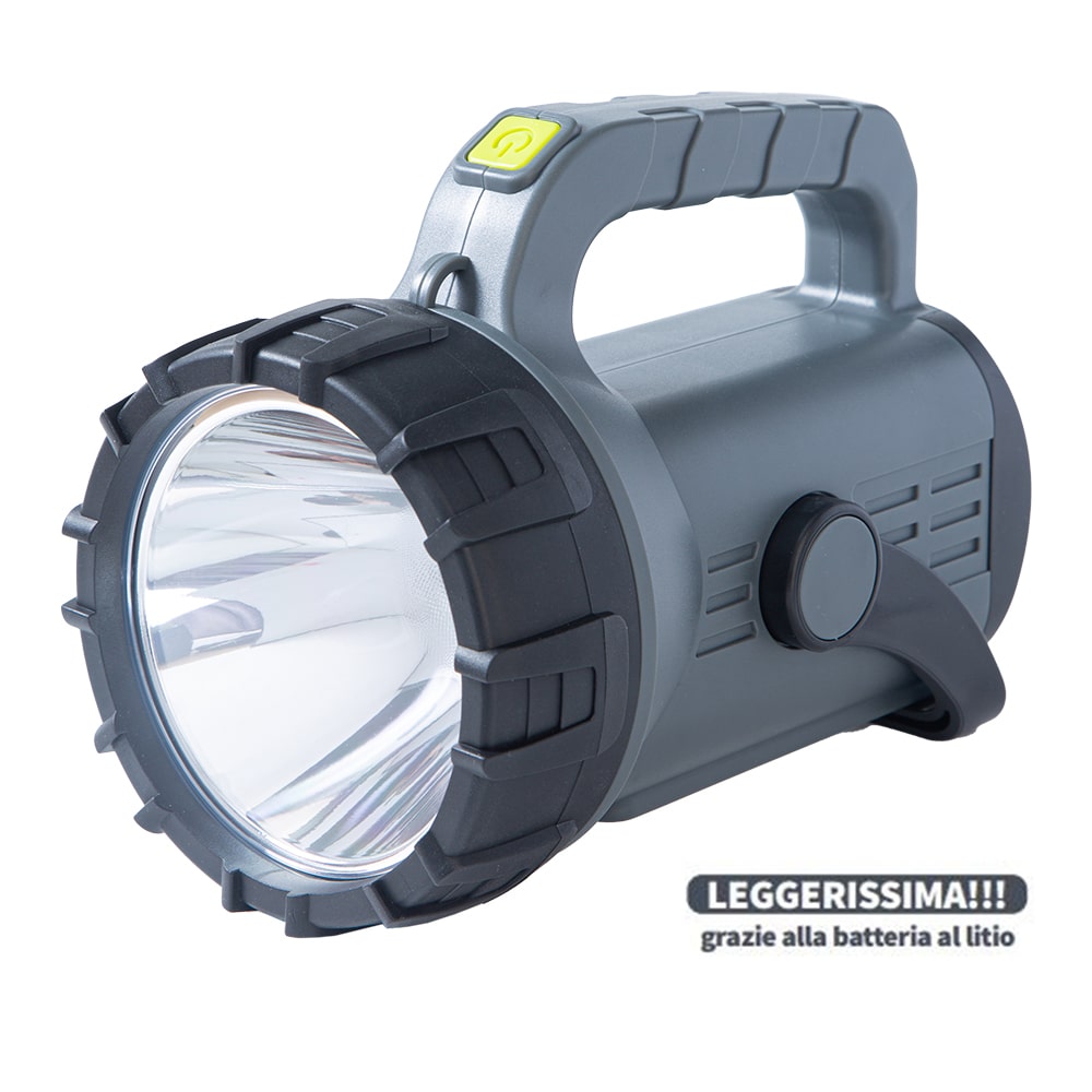 Faro led ricaricabile EXTREME 15 per illuminazione di profondità fino a 300 mt. con funzione powerbank CFG EL184