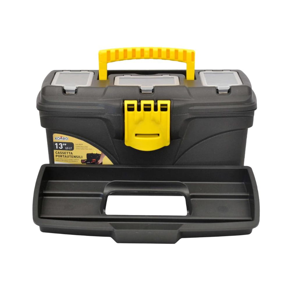 Valigetta portautensili in plastica 13" cm.32 x 16,5 x 13,6 KOMBO