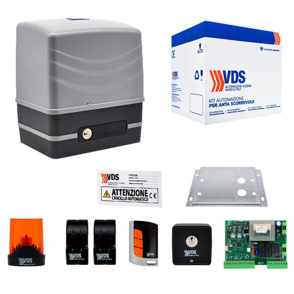 Kit motore per cancelli scorrevoli fino a 600 kg. VDS SIMPLY 230V