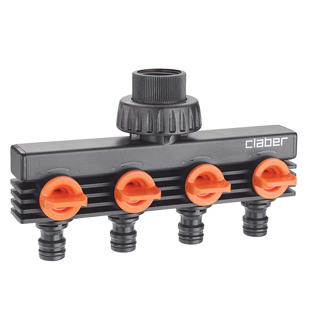 Presa rubinetto 4 vie portagomma CLABER 8581