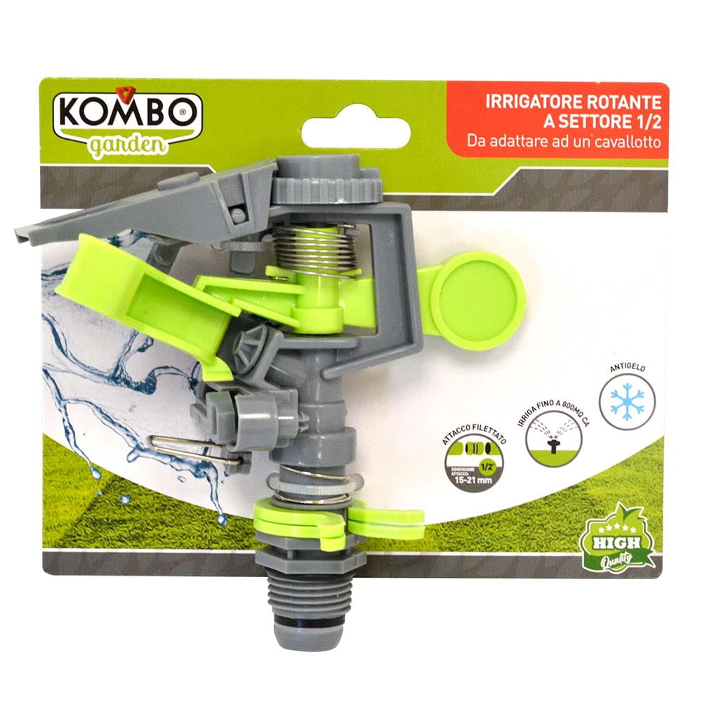 Irrigatore girevole a settori 1/2" KOMBO EM473