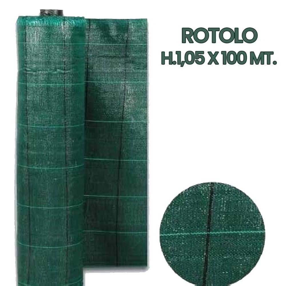 Telo pacciamatura verde mt.1,05 x 100 metri