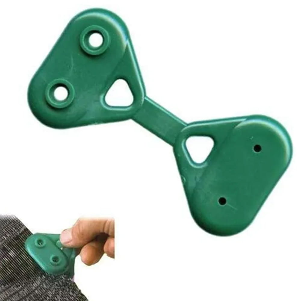 Clips fermatelo a bottone per il fissaggio del telo ombreggiante cf.10 pz.