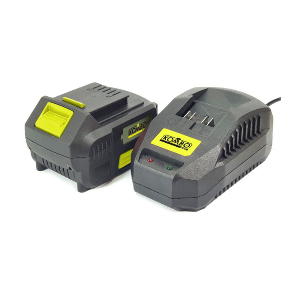 Kit batteria al litio 20v 4ah + caricabatteria kombo pro easy4pro compatibile con tutti gli utensili kombo pro