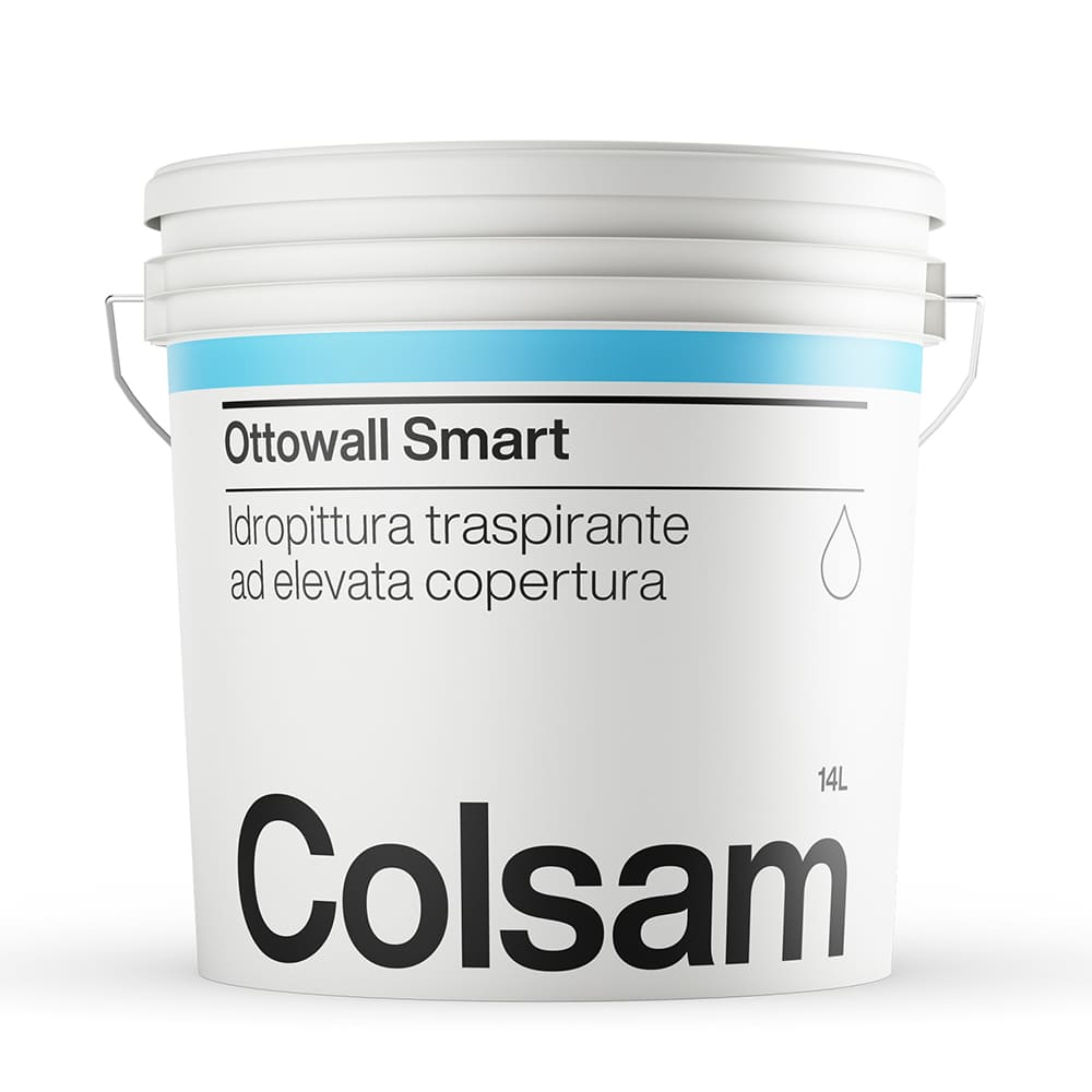 Idropittura traspirante ad elevata copertura COLSAM OTTOWALL SMART bianco