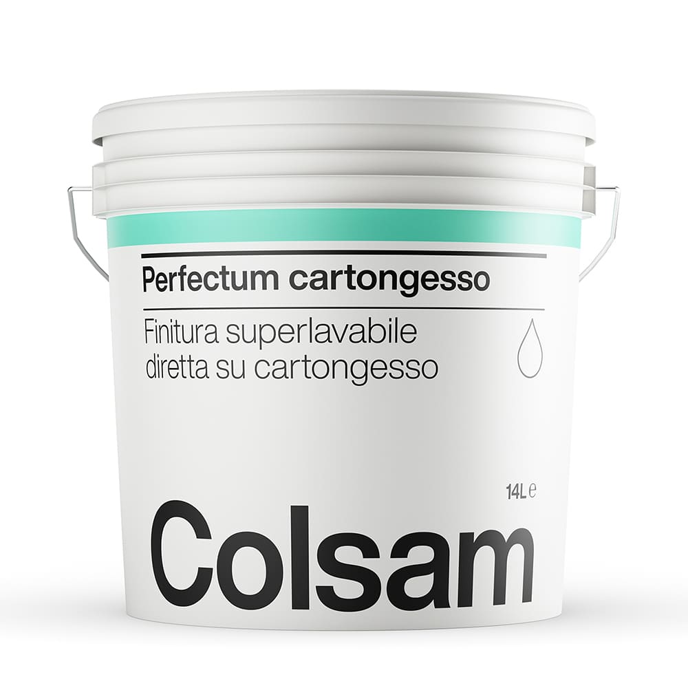 Idropittura superlavabile per cartongesso COLSAM PERFECTUM CARTONGESSO bianco
