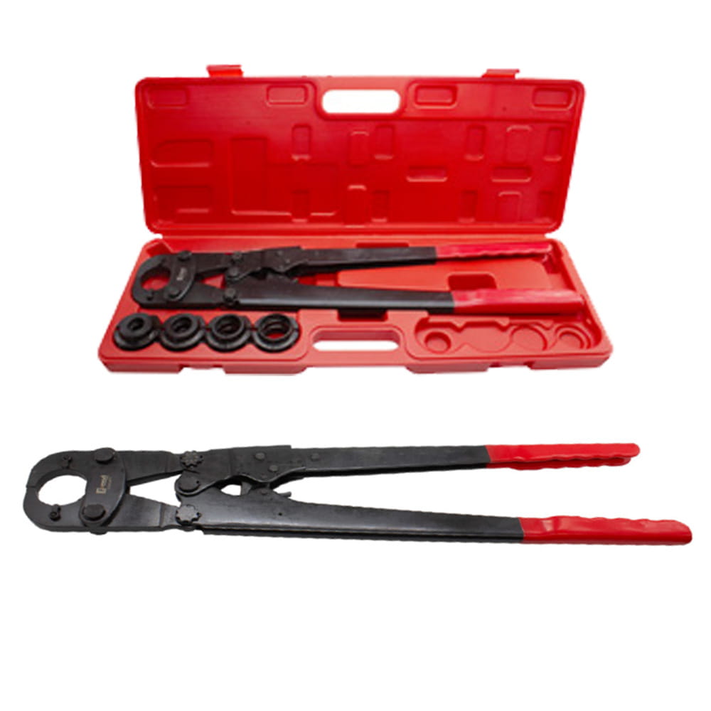 Pressatrice manuale professionale FUMASI 570034PP con 4 inserti TH per tubo multistrato