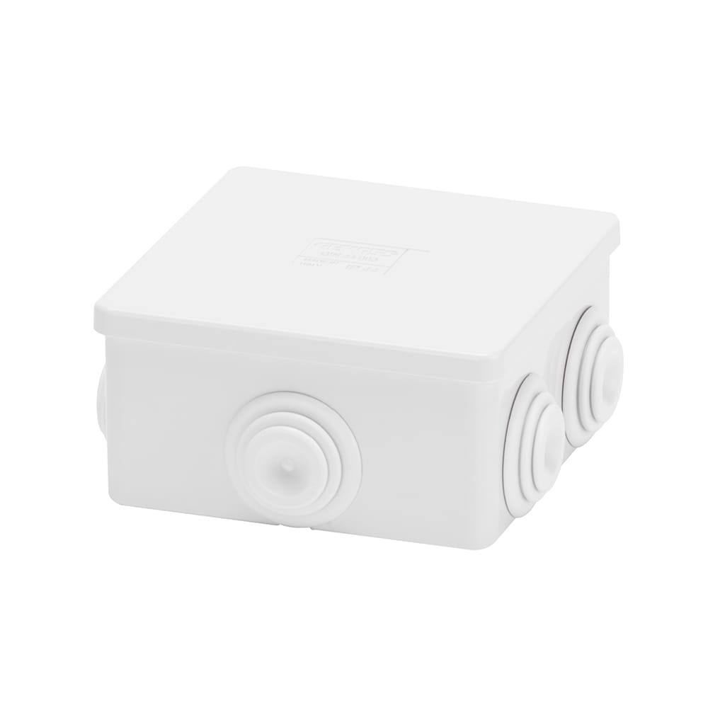Cassetta di derivazione stagna IP44 mm.80 x 80 x 40 con passacavi GEWISS GW44003