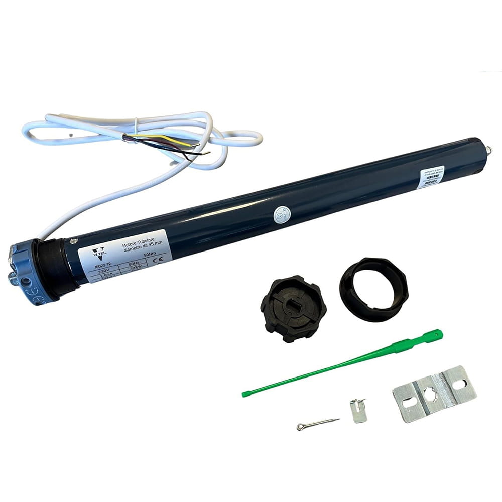 Motore elettrico per tapparelle 30 Nm max 55 kg. con accessori VI.TEL. I002212
