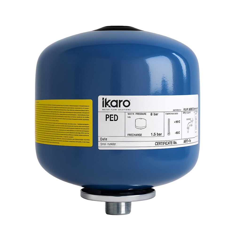 Vaso di espansione sfera autoclave lt.24 idrosfera ikaro 