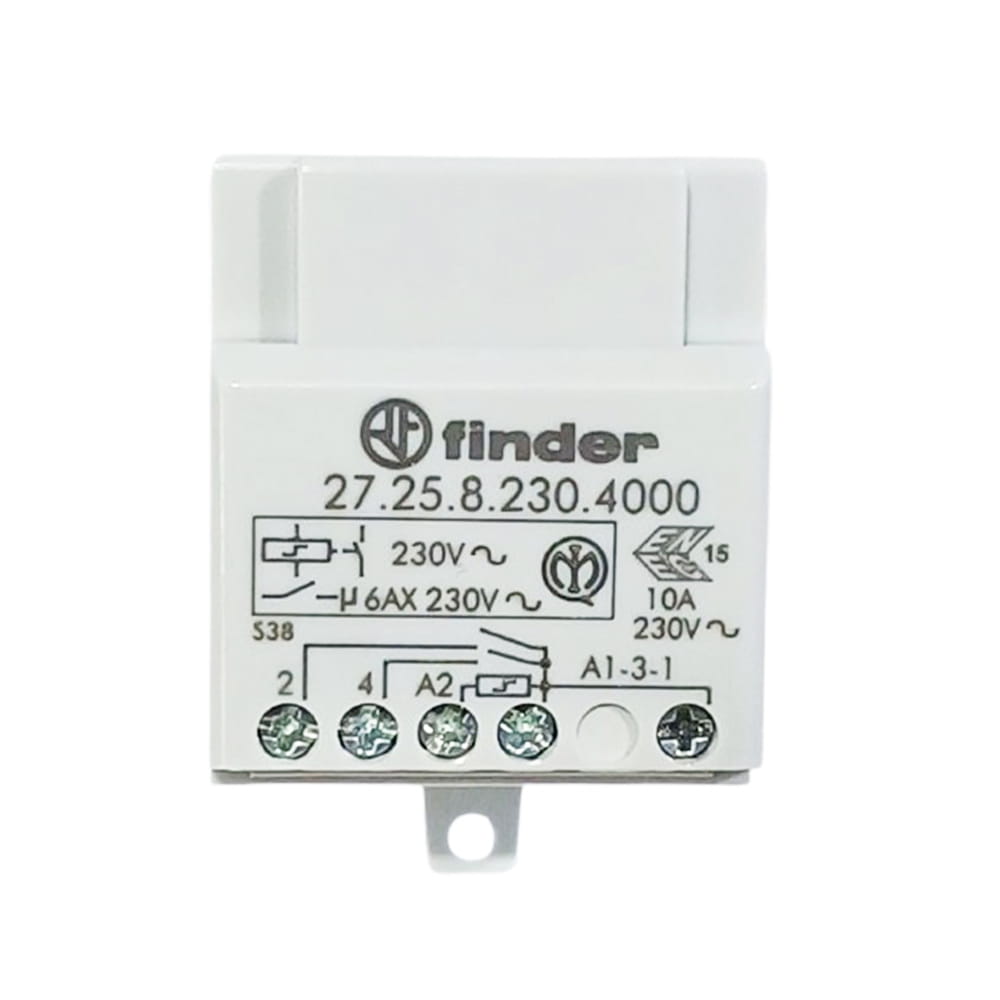 Relè commutatore ad impulsi EVO 10A 230Vac FINDER 272582304000