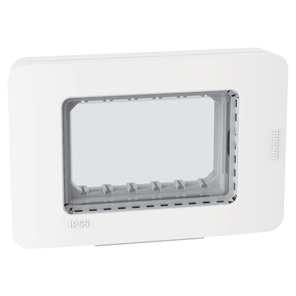 Placca stagnata IP55 BTICINO matixGO 3 posti bianca