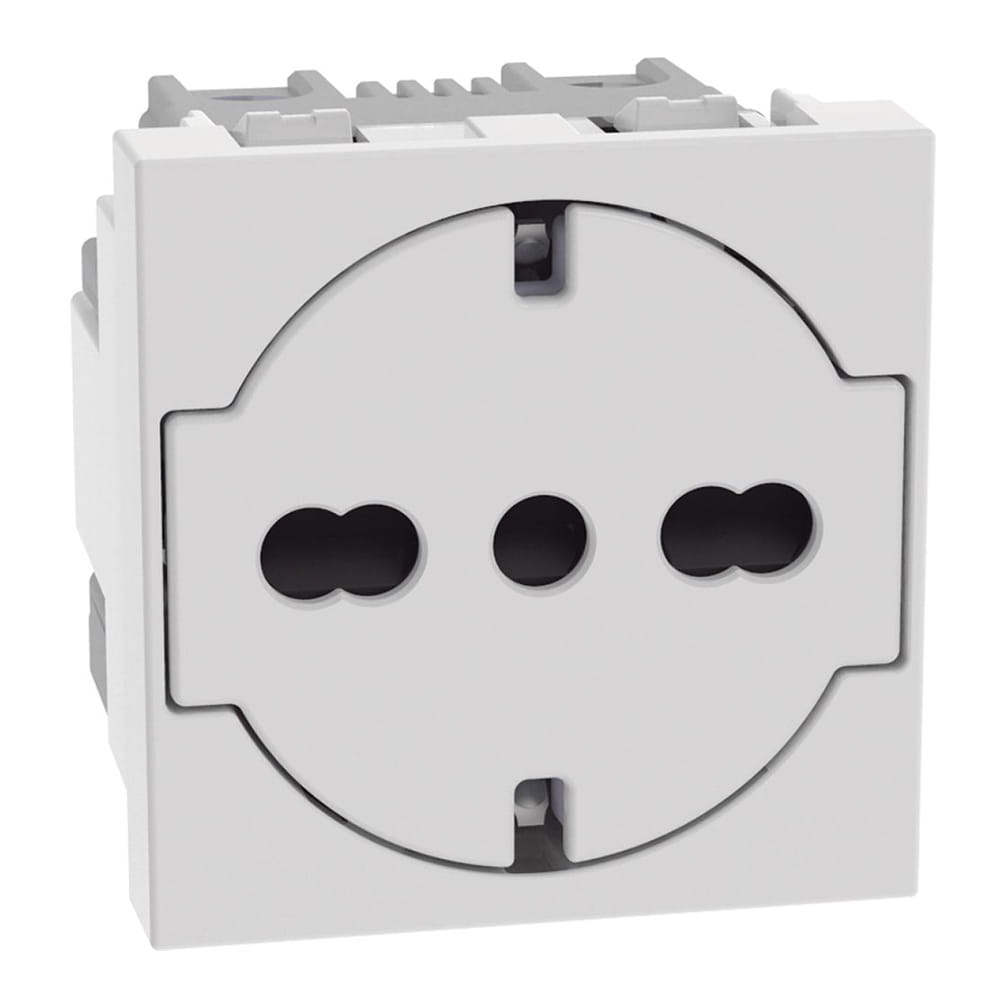 BTICINO MatixGO Presa schuko FLAT italia P40 2P+T 16A bianca