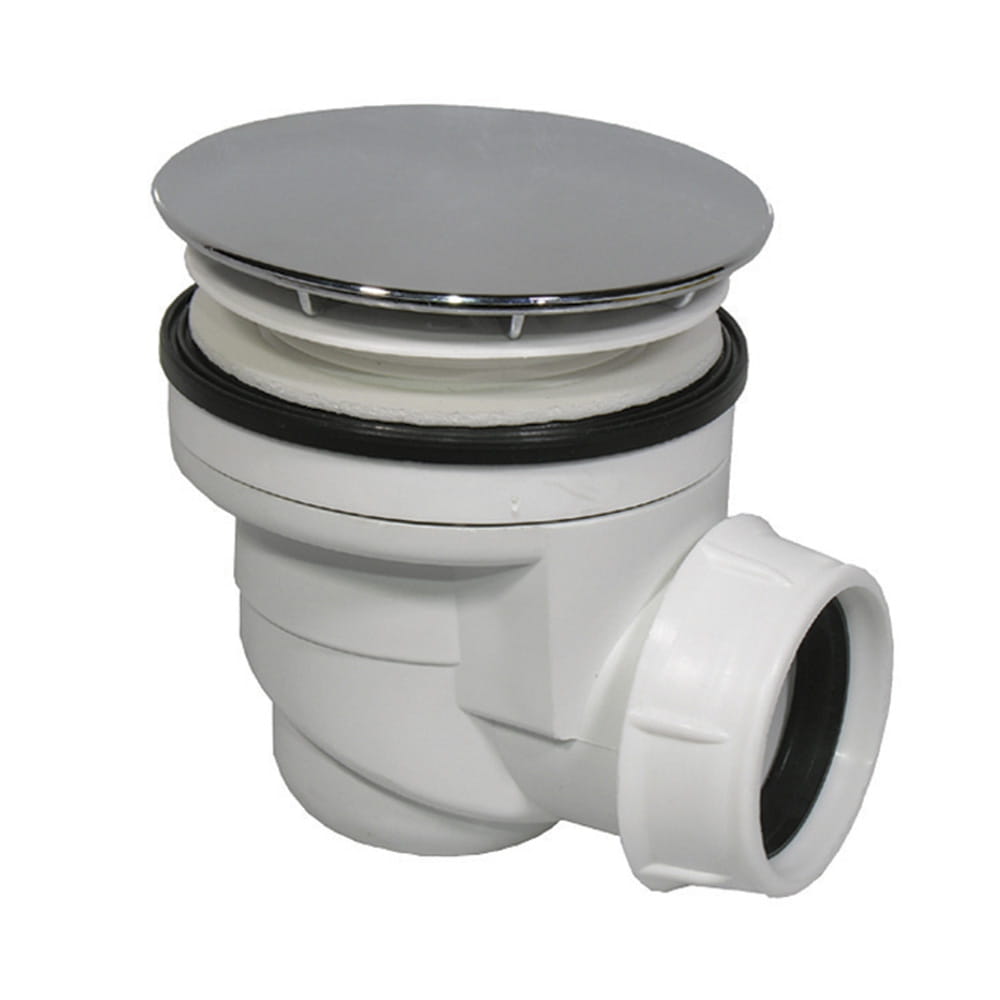 Piletta sifonata in pvc mm.90 per piatto doccia