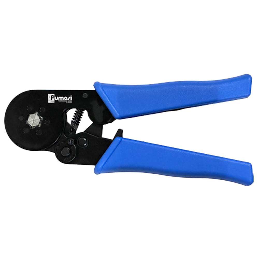 Pinza crimpatrice per terminali a tubetto 0,25-6 mm. FUMASI 209721E 
