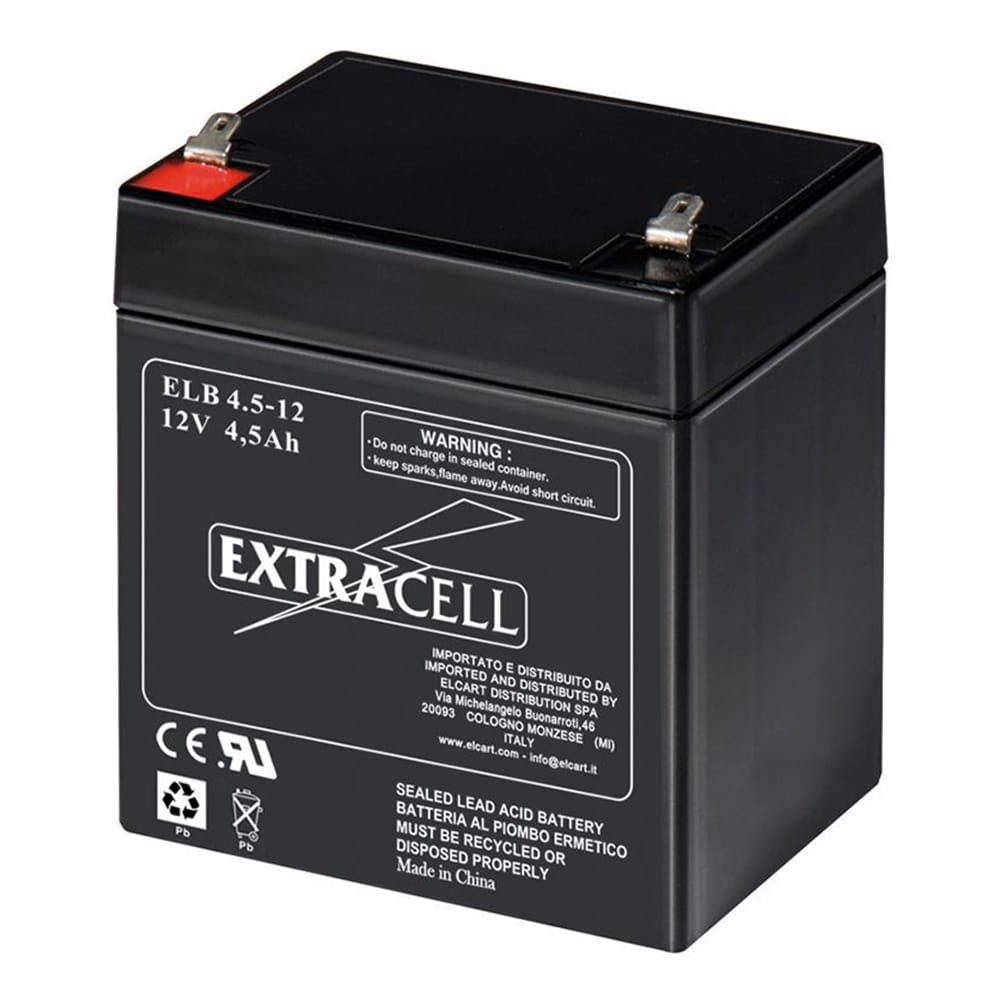Batteria ricaricabile al piombo 12V 4,5Ah