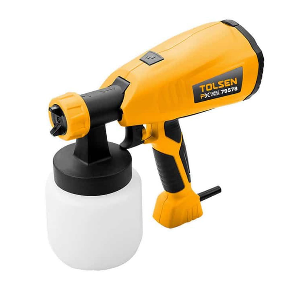 Pistola elettrica verniciatore a spruzzo hvlp 400w tolsen 79578