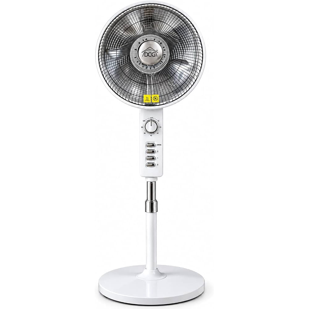 Stufa elettrica oscillante a piantana CARBON CRYSTAL 900W h.142 cm. DCG SA9680