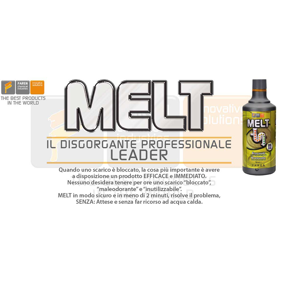 2 PZ DISGORGANTE RAPIDO MELT PROFESSIONALE 750 ML FER 254366