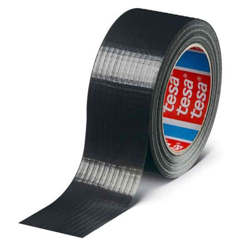 Nastro americano telato nero TESA DUCT TAPE BASIC mm.50 x 25 metri 